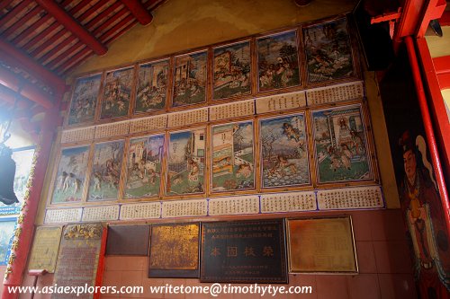 Wall murals of Tin Hin Kong Temple