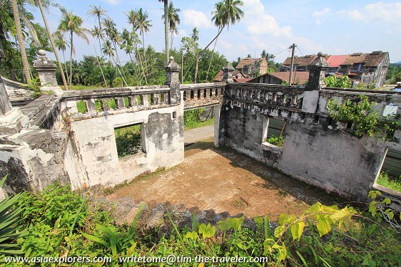 View of Papan from Rumah Besar Raja Bilah