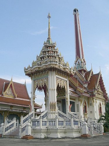 The crematorium of Wat Bang Nam Phueng Nok, Samut Prakan
