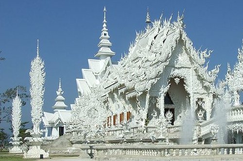 Wat Rong Khun, the White Temple of Chiang Rai